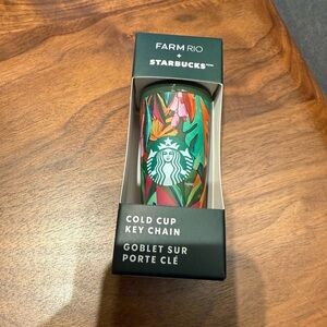 FARM Rio x Starbucks Vibrant Cold Cup Key Chain